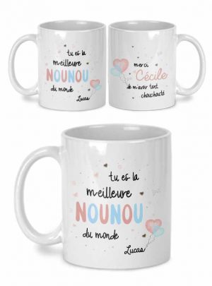 mug nounou merci de m'avoir tant chouchouté